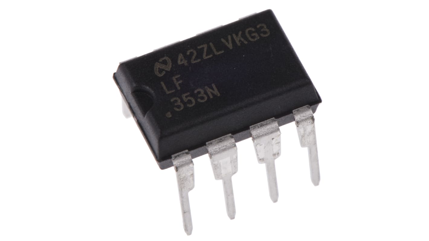 LF353N/NOPB Texas Instruments, Op Amp, 4MHz, 8-Pin MDIP