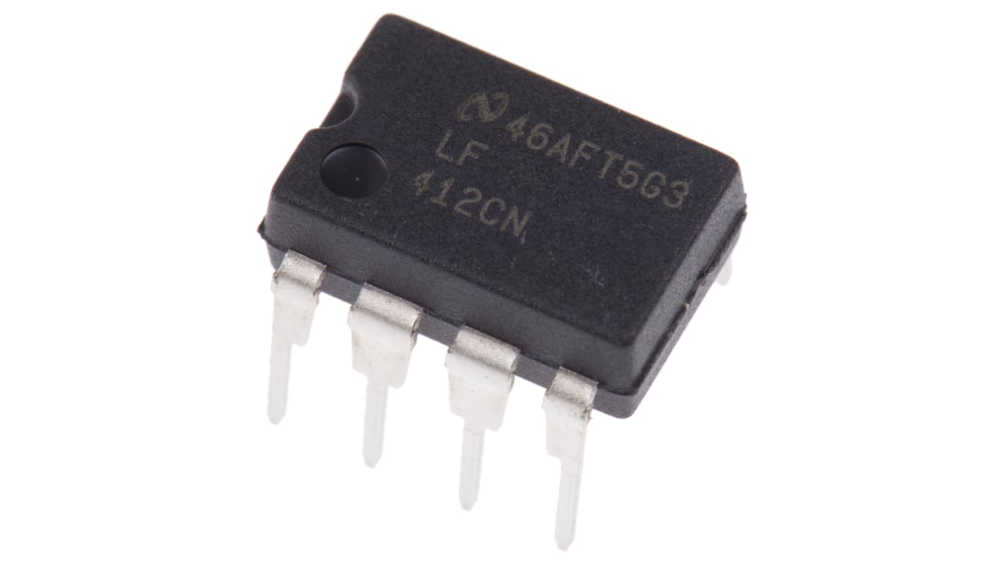 LF412CN/NOPB Texas Instruments, Op Amp, 4MHz, 8-Pin MDIP