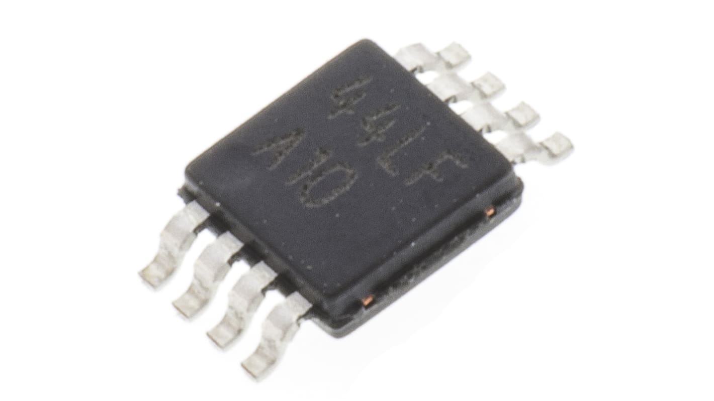 Amplificateur opérationnel Texas Instruments, montage CMS, alim. Simple, MSOP 2 8 broches