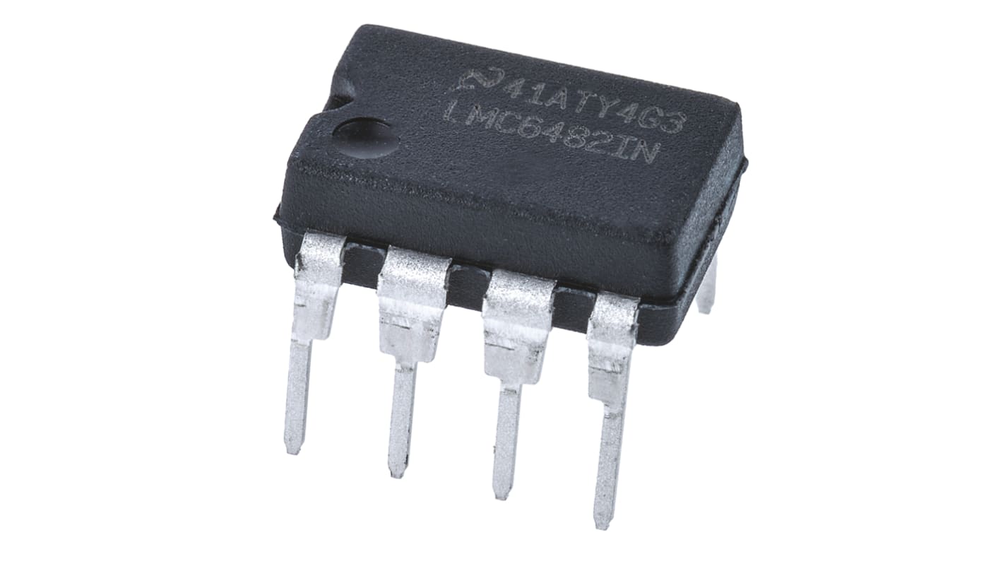 Texas Instruments オペアンプ, スルーホール, 2回路, 単一電源 Texas Instruments オペアンプ, スルーホール, 2回路, 単一電源