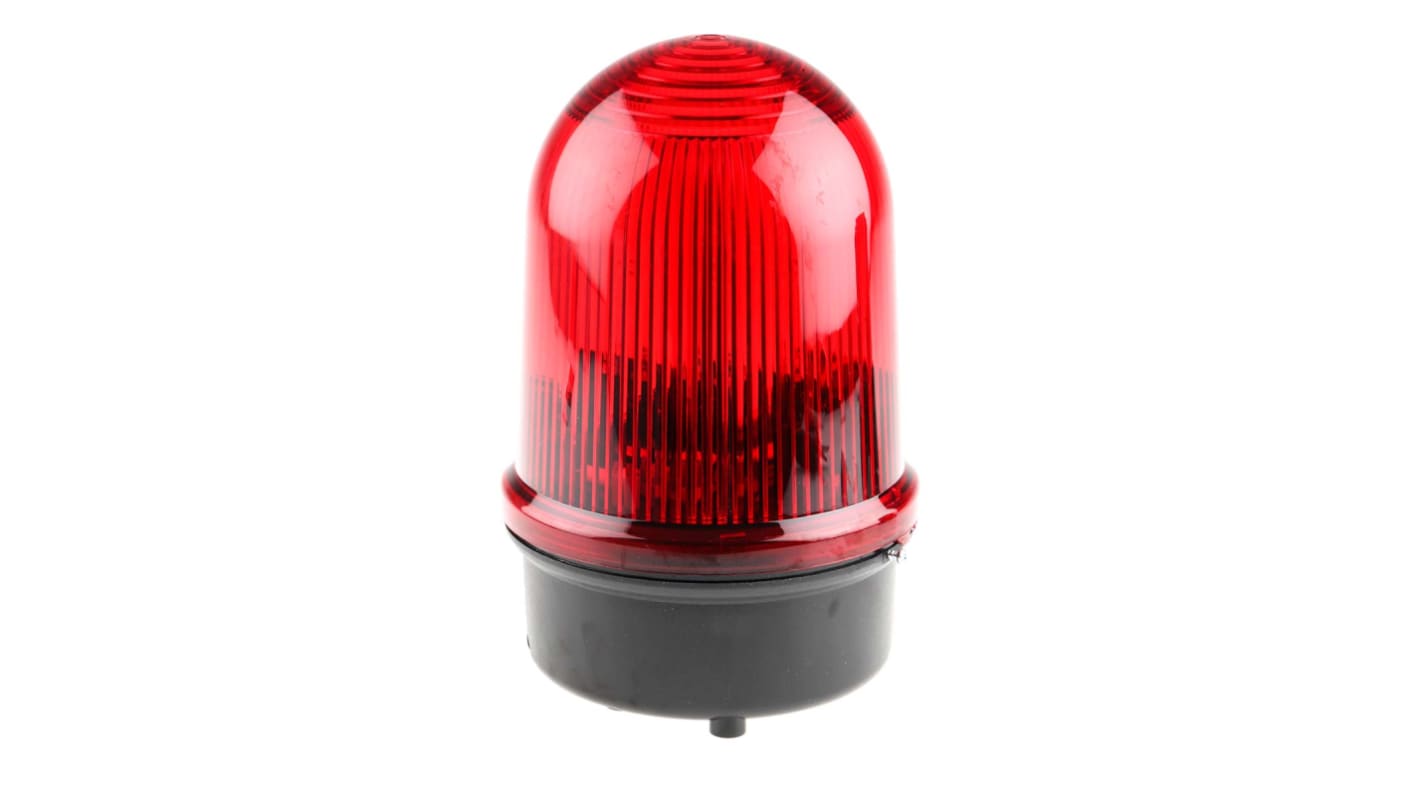 Werma BM 838 Series Red Flashing Beacon, 24 V dc, Surface Mount, Xenon Bulb, IP65