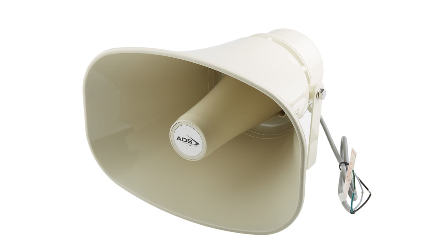 RS PRO 30W Beige Horn Speaker, 250 Hz → 16 kHz, IP66