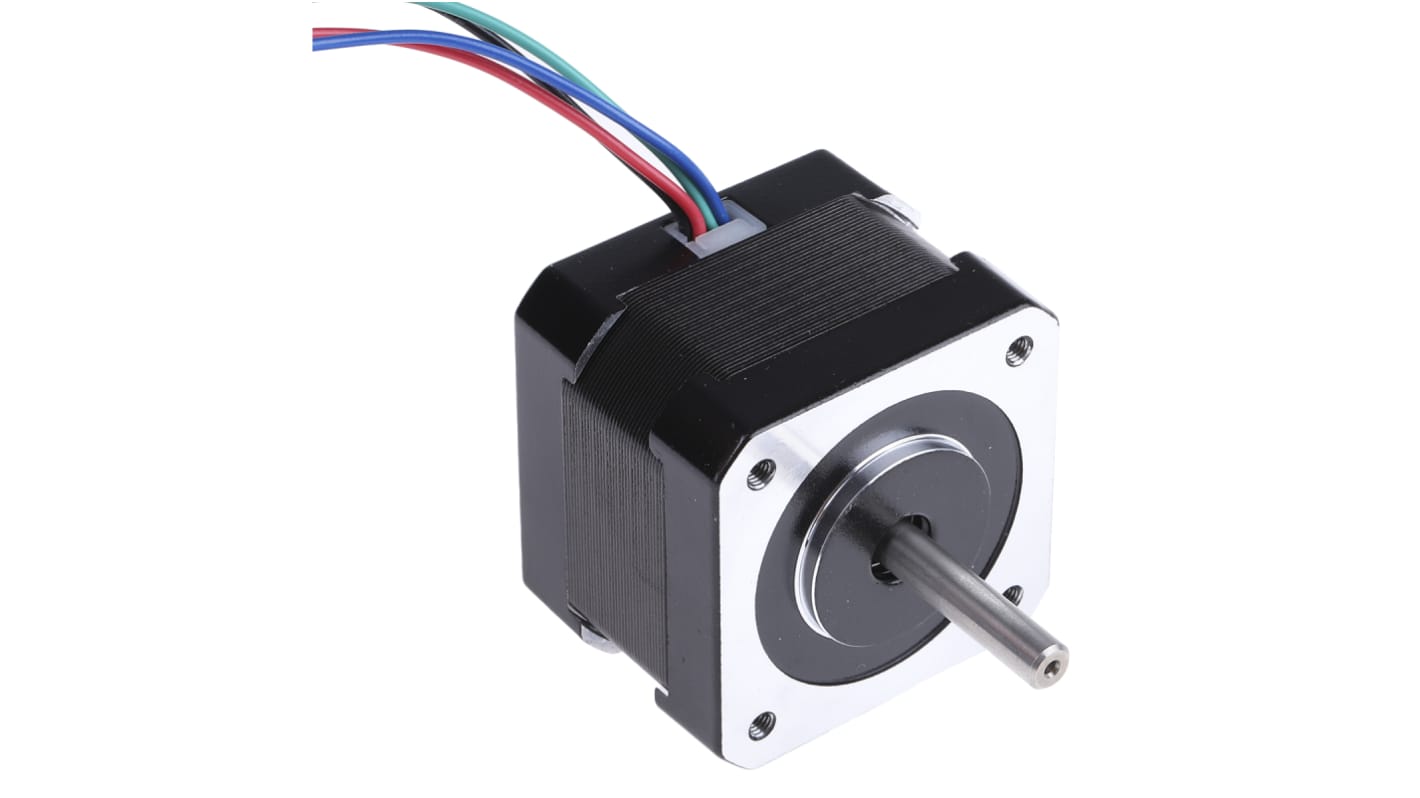 RS PRO 1.8°混合永磁步进电机, 42.3 x 42.3mm, 2.8 V, 1.33 A, Φ5mm轴