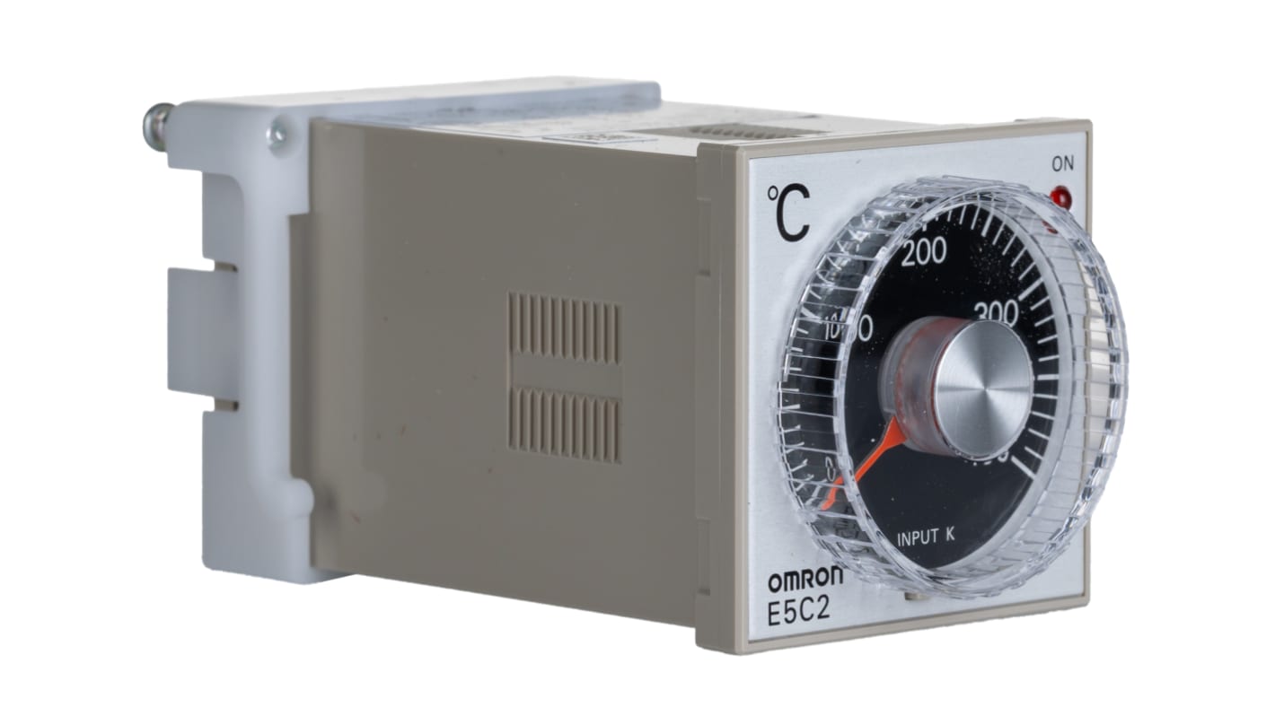 Rs-Online Regolatore di temperatura On/Off Omron E5C2 100 → 240 V c.a. 48 x 48mm Relè