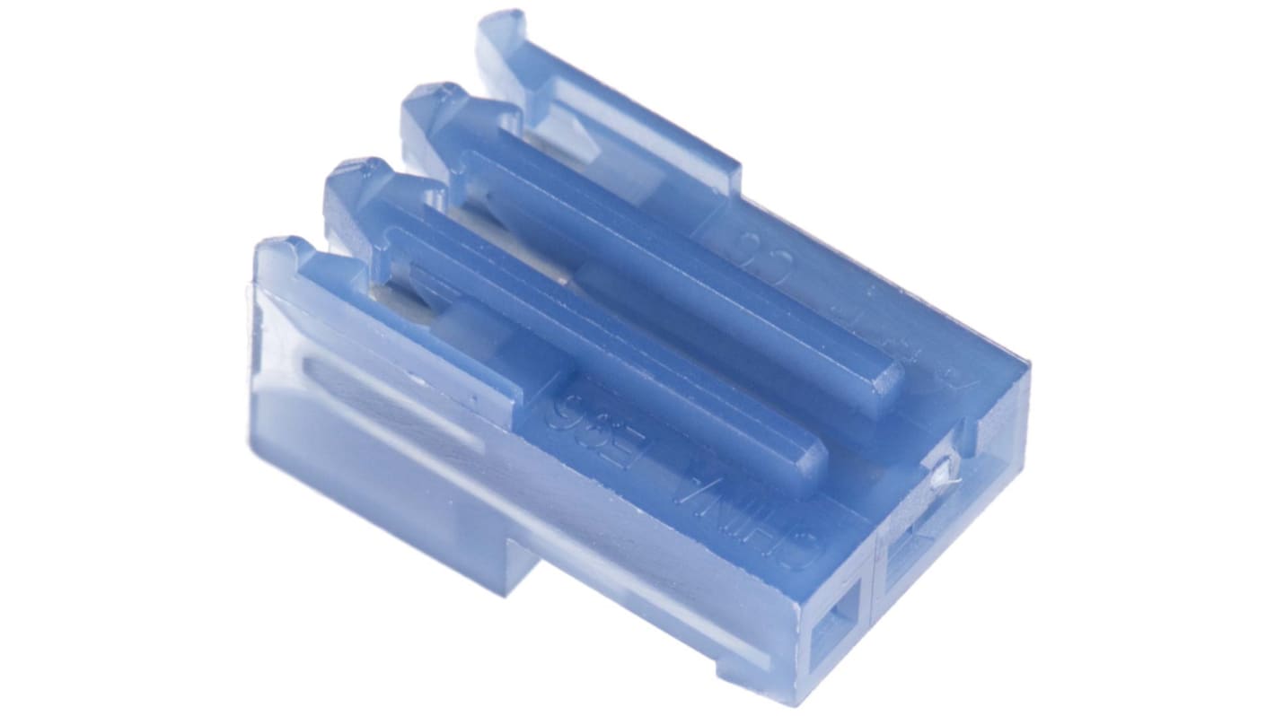 TE Connectivity IDC连接器, 母座, 3p, 2.54mm间距, 电缆安装, IDC端接, 直角, MTA-100系列