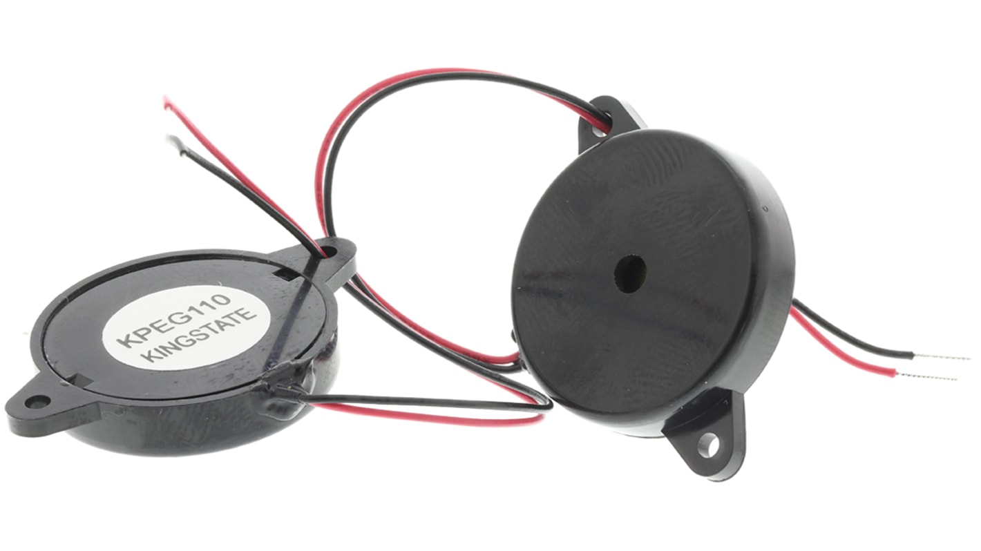 Cicalino piezo RS PRO, 30V ca, 90dB, tono Continuo, Montaggio a pannello