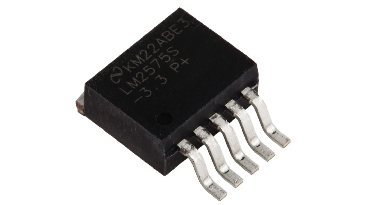 Texas Instruments, LM2575S-3.3/NOPB Step-Down Switching Regulator, 1-Channel 1A 5-Pin, D2PAK
