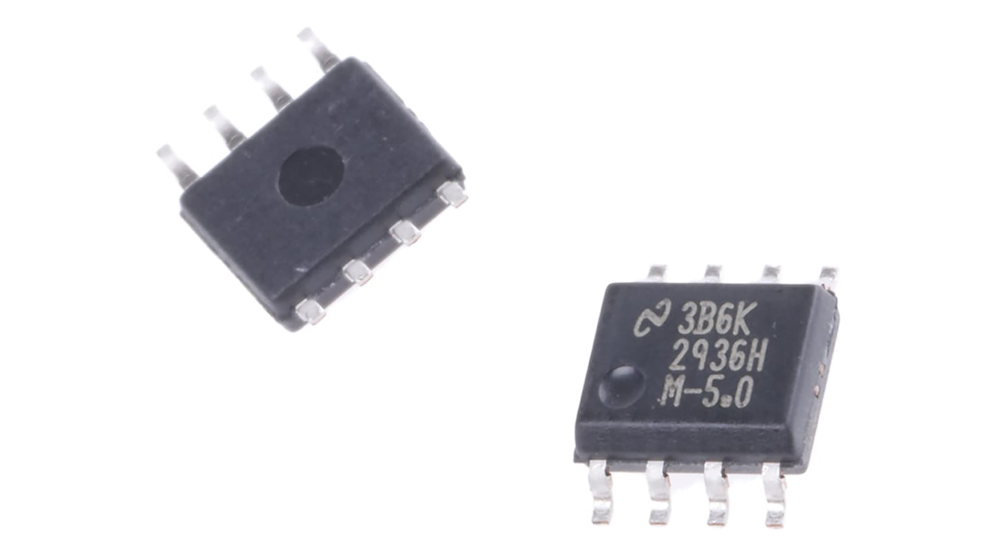 Texas Instruments LDO稳压芯片, 5 V输出, 50mA最大输出, 单路输出, SOIC, 贴片, 8针