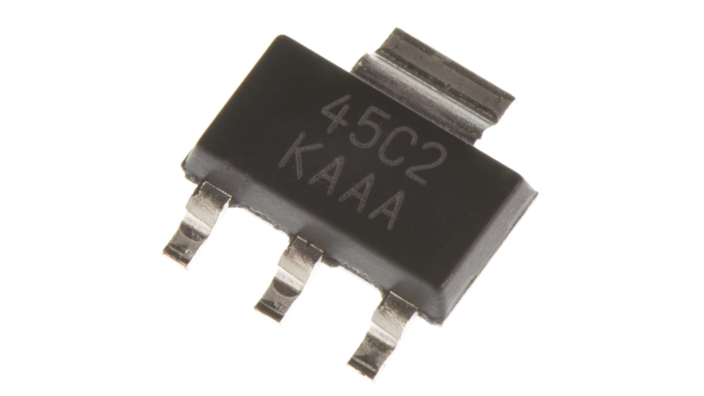 Texas Instruments LDO稳压芯片, 5 V输出, 50mA最大输出, 单路输出, SOT-223, 贴片, 3+Tab针