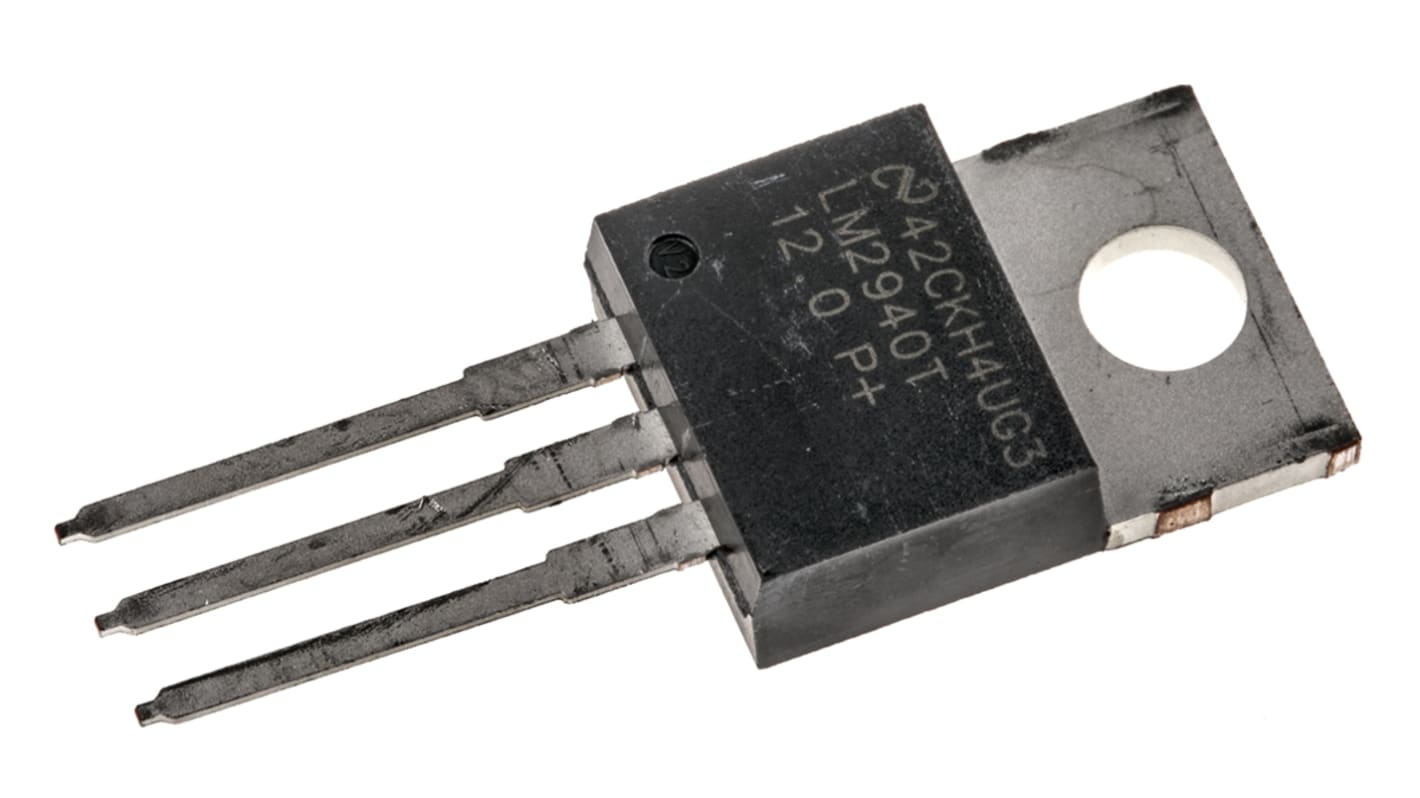 Texas Instruments LDO稳压芯片, 12 V输出, 1A最大输出, 单路输出, TO-220, 通孔, 3针