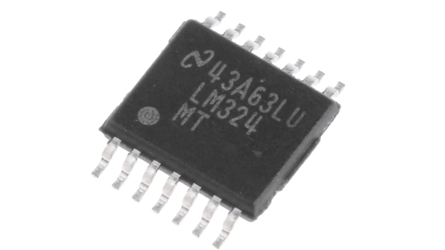 Amplificatore operazionale Texas Instruments, , SMD, alimentazione doppia/singola, TSSOP