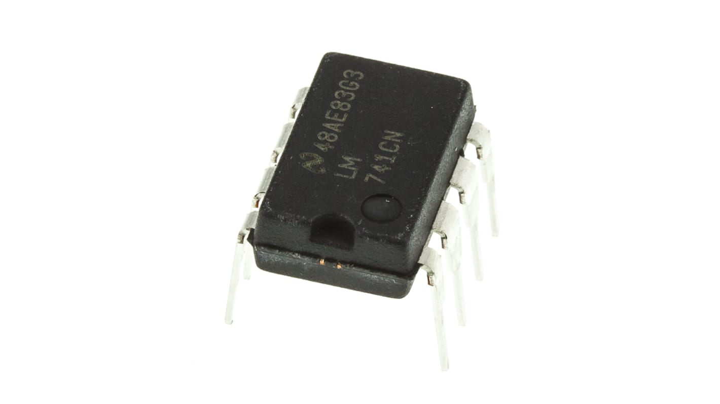 LM741CN/NOPB Texas Instruments, Op Amp, 1MHz, 8-Pin MDIP