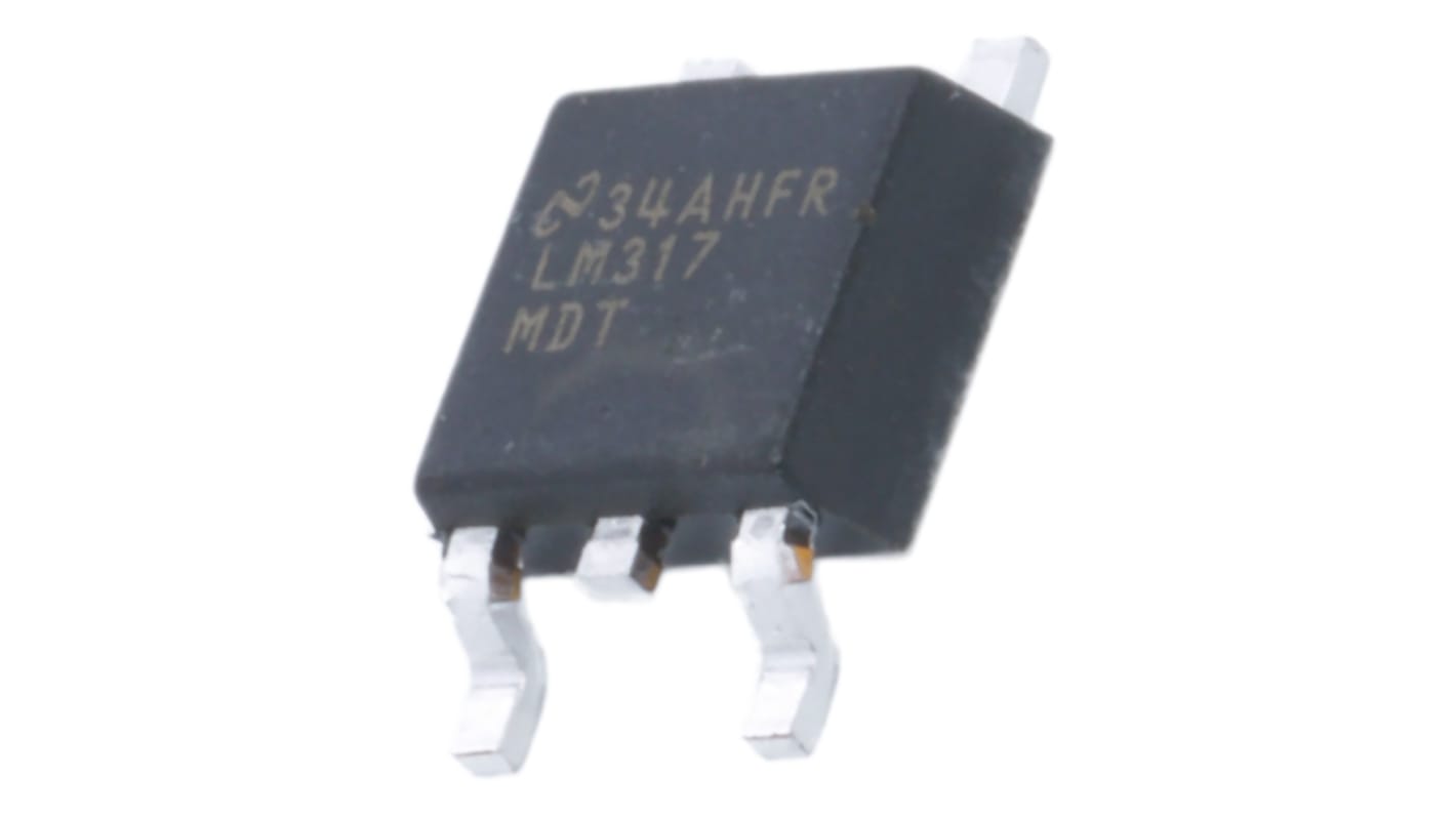 Texas Instruments 线性稳压芯片, 1.2 → 37 V输出, 500mA最大输出, 单路输出, TO-252, 贴片, 3针