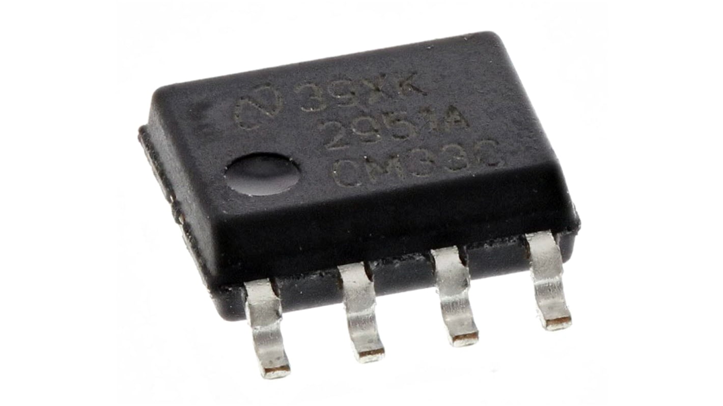 Texas Instruments LDO稳压芯片, 3.3 V输出, 100mA最大输出, 单路输出, SOIC, 8针, 贴片安装, -40°C→+125 °C, ±0.5%精度