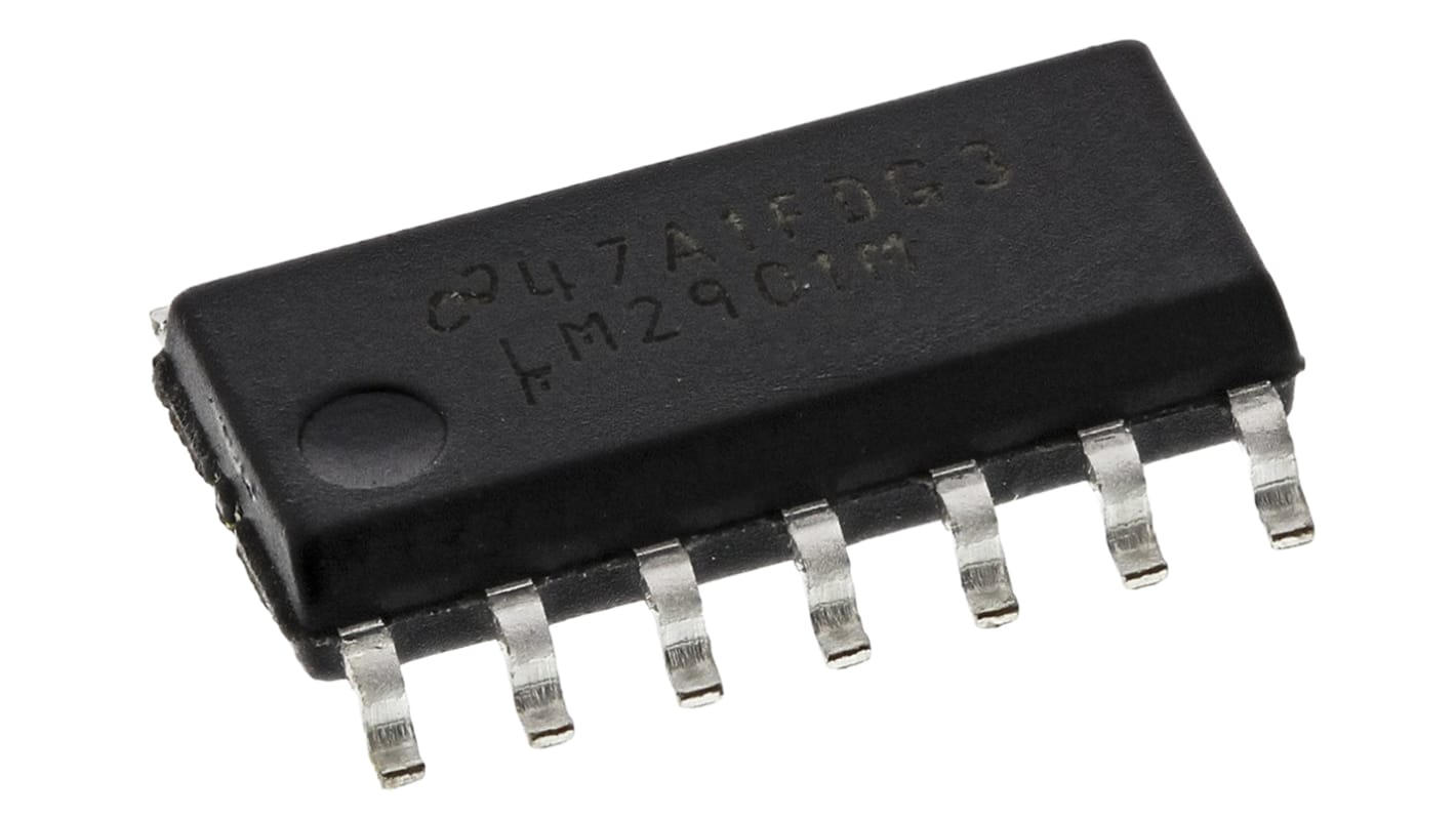 Texas Instruments Komparator Differential SOIC Dual, Single Open Collector 1.3μs 4-Kanal 14-Pin 3 → 28 V