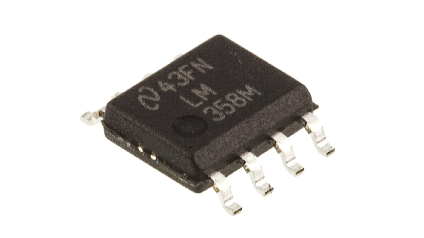 Texas Instruments オペアンプ, 表面実装, 2回路, ±2電源, 単一電源, LM358M/NOPB