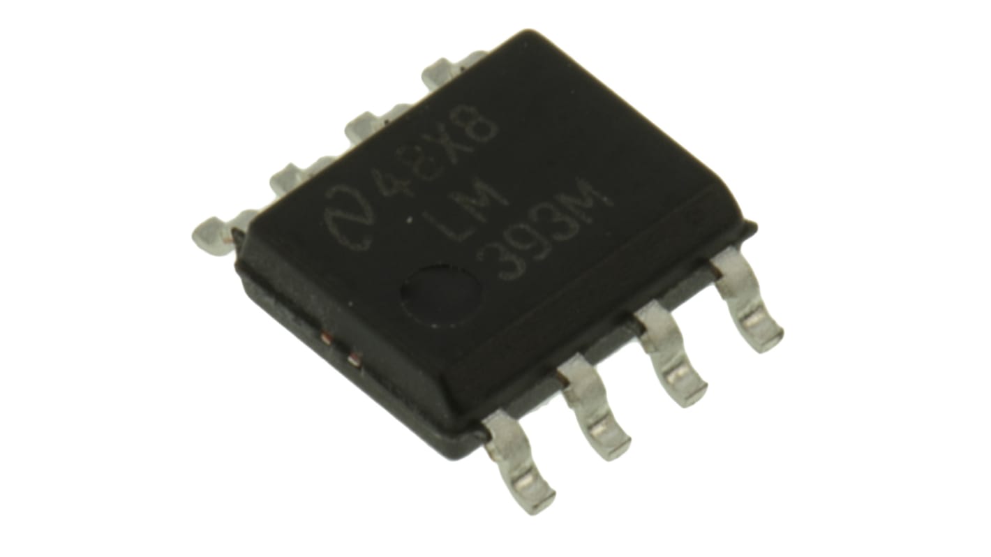 Comparador LM393M/NOPB Colector Abierto 1.3μs 2-Canales, 3 a 28 V 8-Pines SOIC