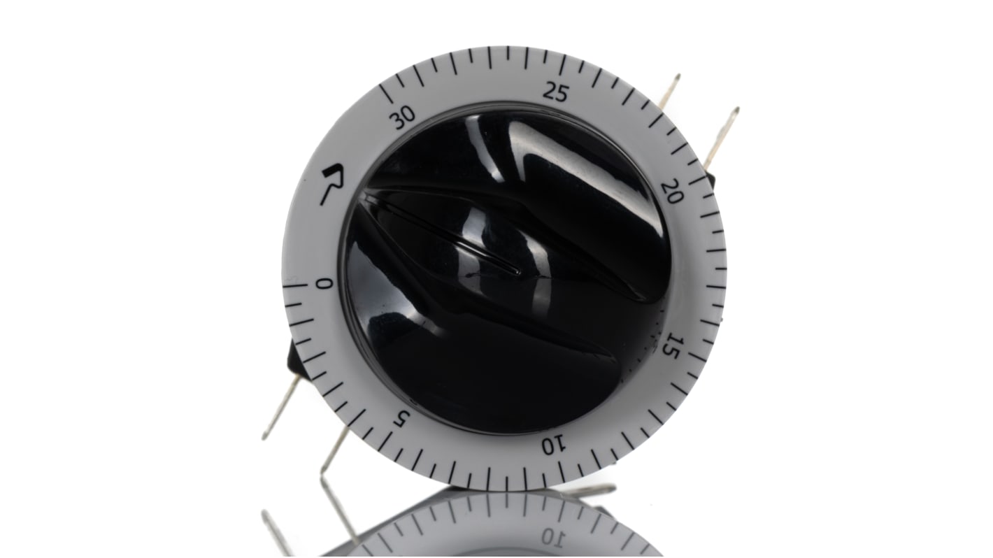 Coupatan Panel Mount Timer Relay, 0 → 30min, DPDT