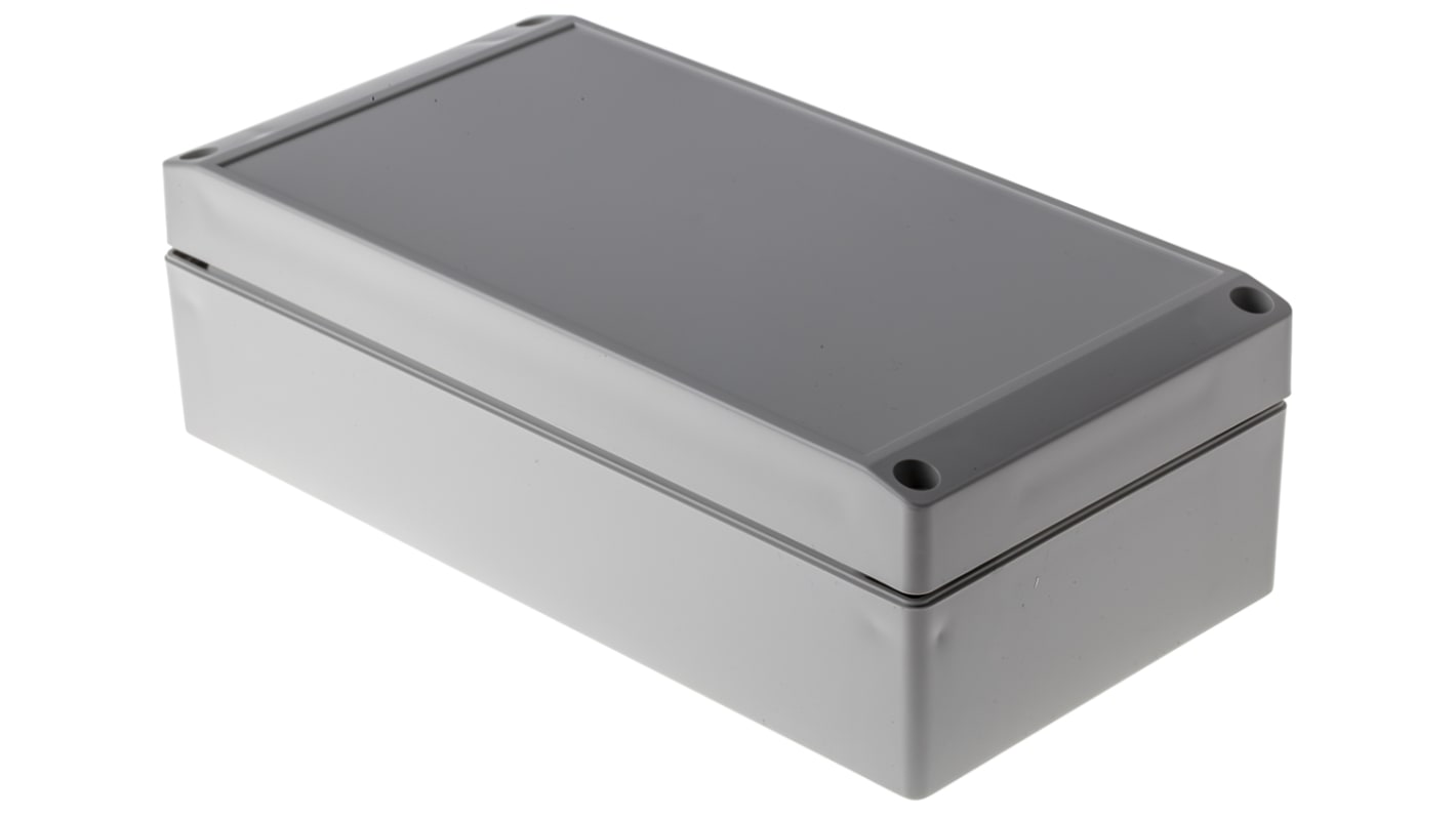 ROLEC Technobox Series Grey ABS Enclosure, IP66, Grey Lid, 201 x 101 x 60mm