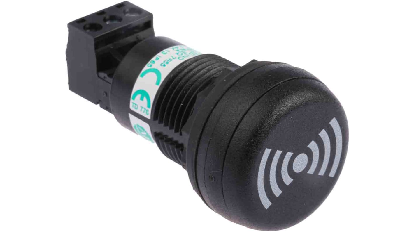 Buzzer Noir Allen Bradley série 855P, 240 V c.a. IP65