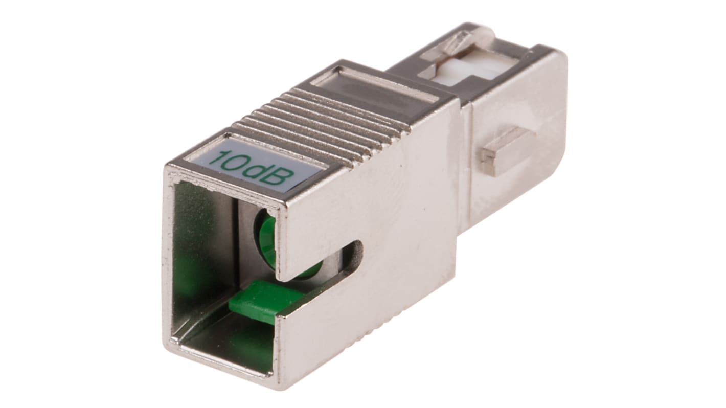 RS PRO 10dB SC APC Single Mode Dämpfer, B. 12.7mm, L. 35mm
