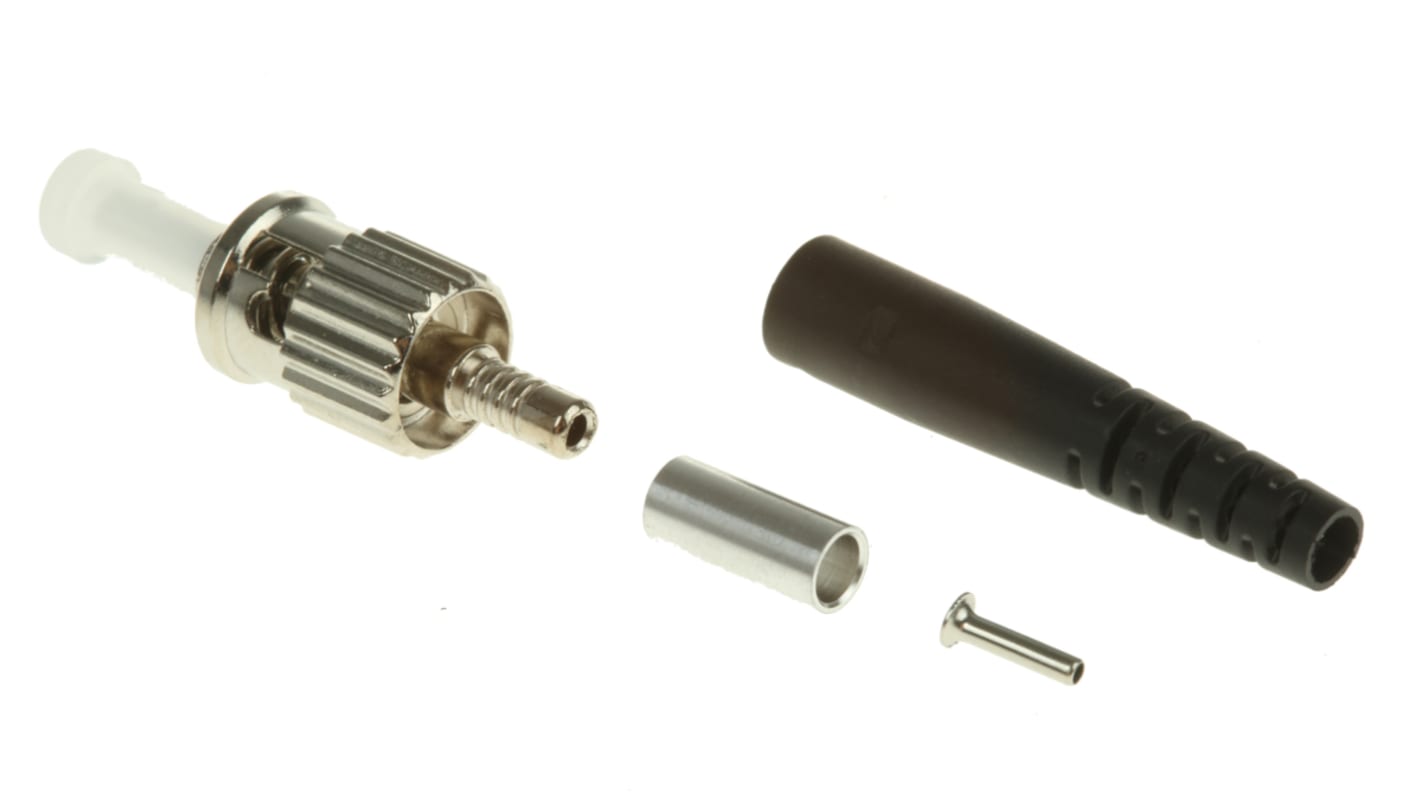 RS PRO, ST, PC Multimode Simplex Fibre Optic Connector