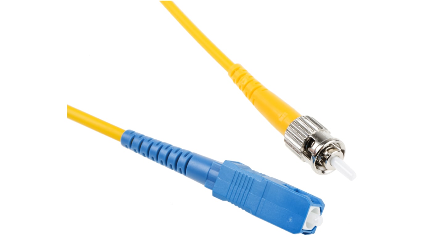RS PRO LWL-Kabel 5m Single Mode Patchkabel Gelb 9/125μm SC ST