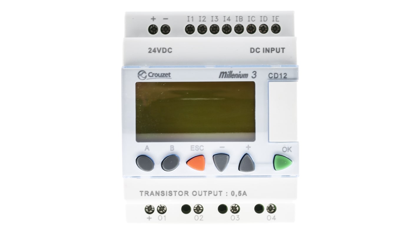 Rs-Online Modulo logico Crouzet Millenium 3 ingressi: 8 uscite: 4