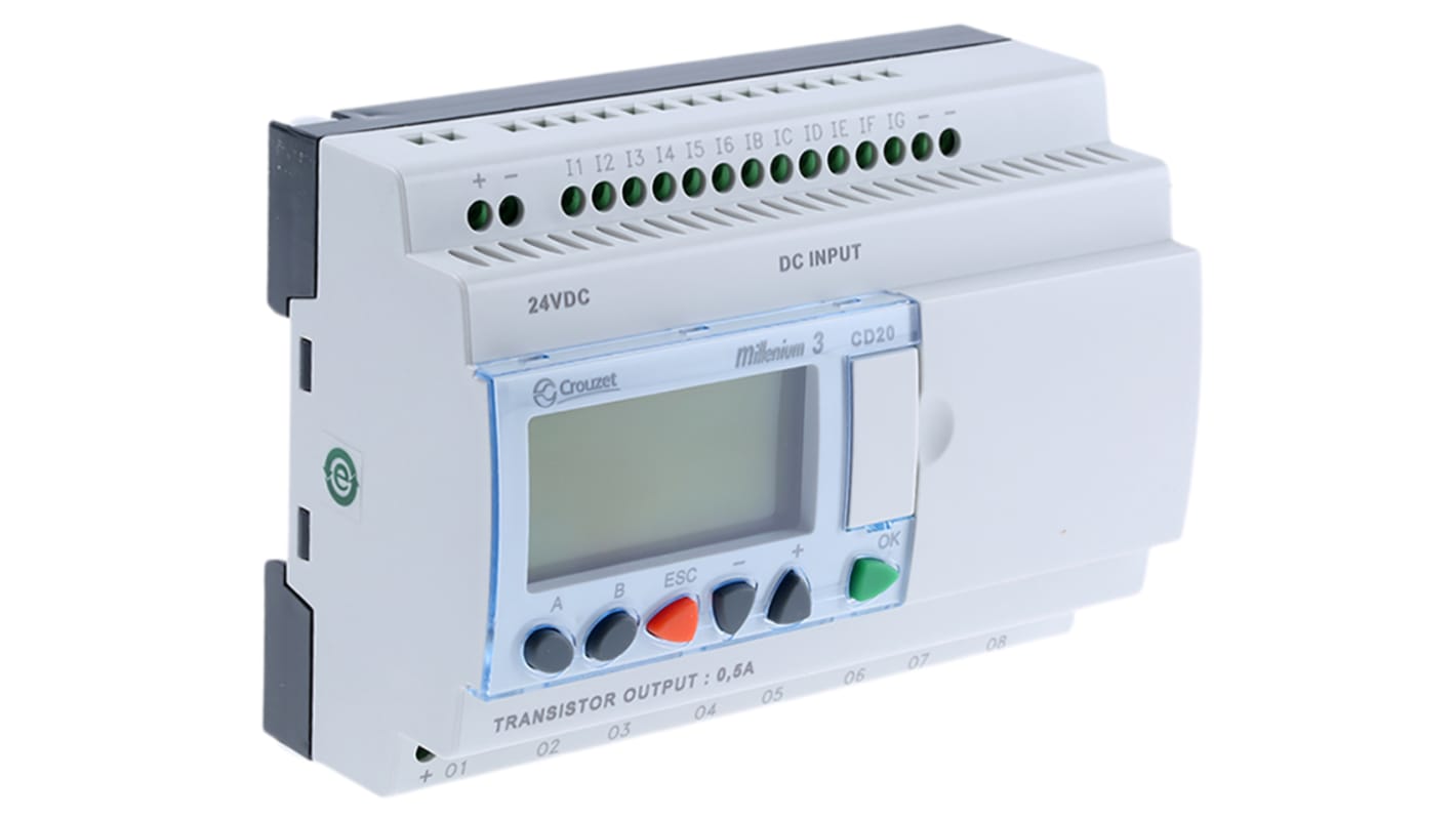 Rs-Online Modulo logico Crouzet Millenium 3 ingressi: 12 uscite: 8