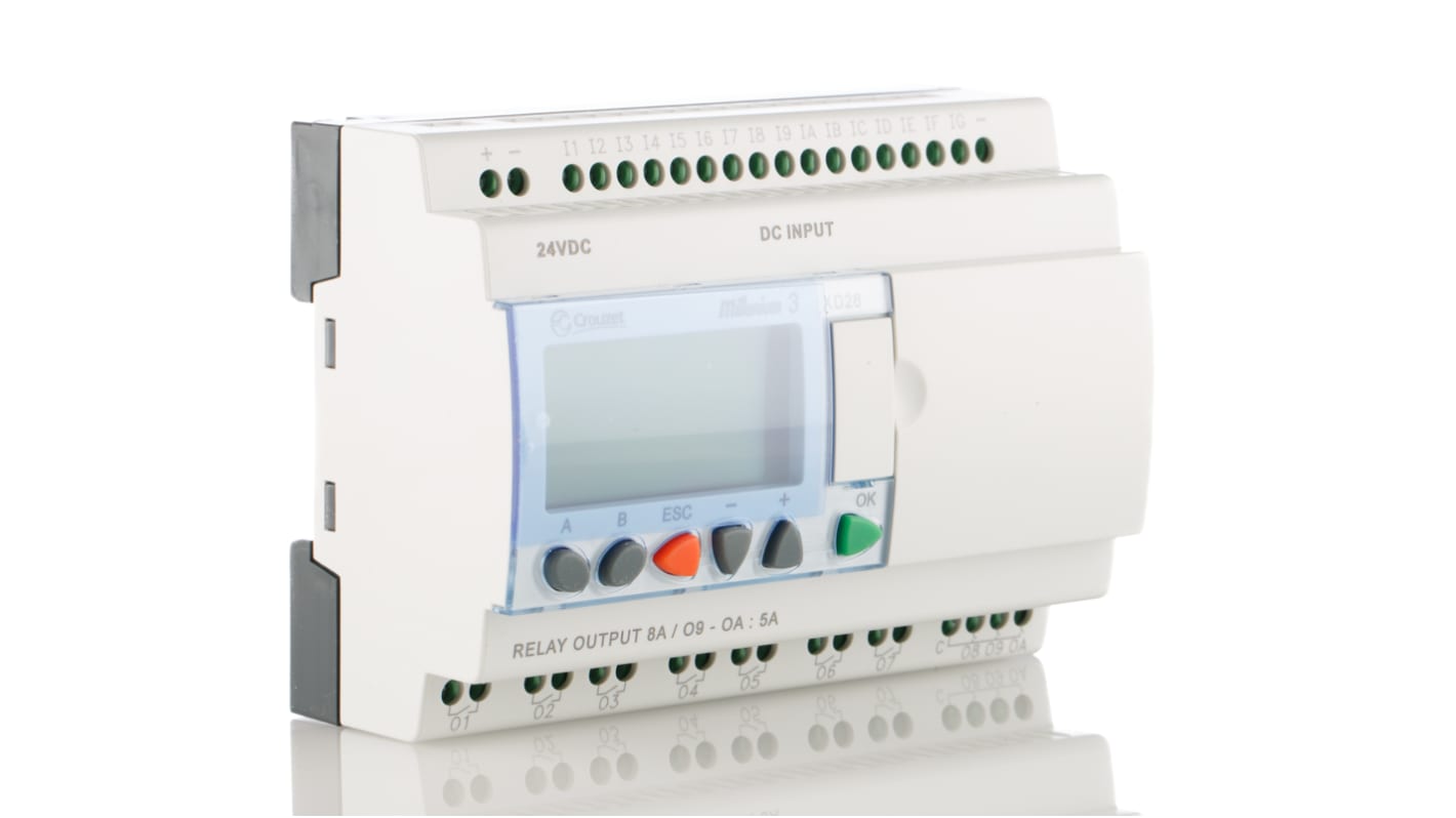 Rs-Online Modulo logico Crouzet Millenium 3 ingressi: 16 uscite: 10