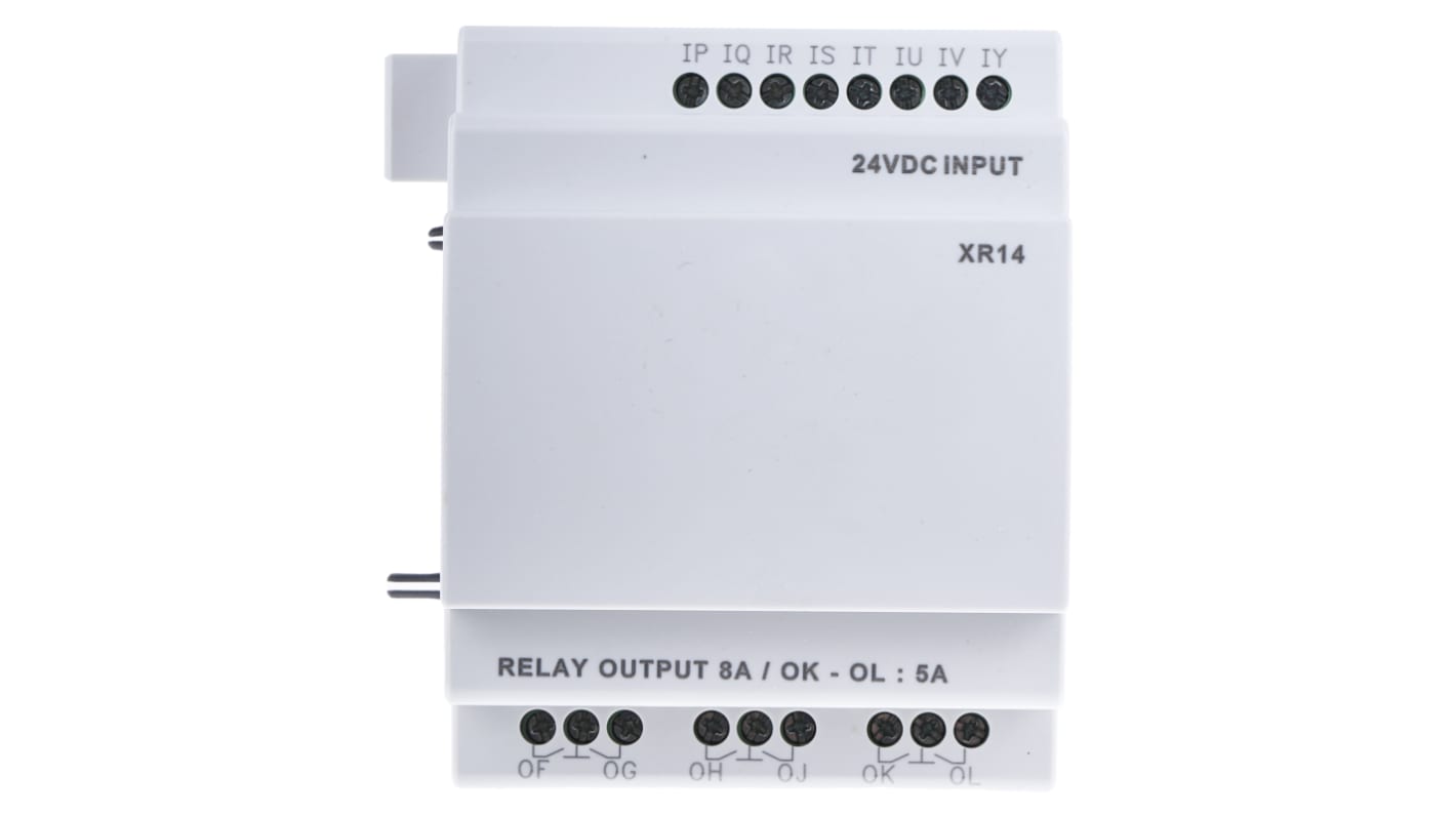 Crouzet Millenium 3 Series I/O module for Use with Millenium 3 Series, 24 V dc Supply, Relay Output, 8-Input, Digital