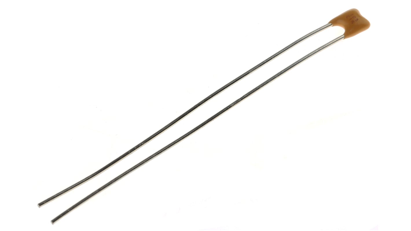 KYOCERA AVX 10nF MLCC, 100V dc V, ±10% , Through Hole