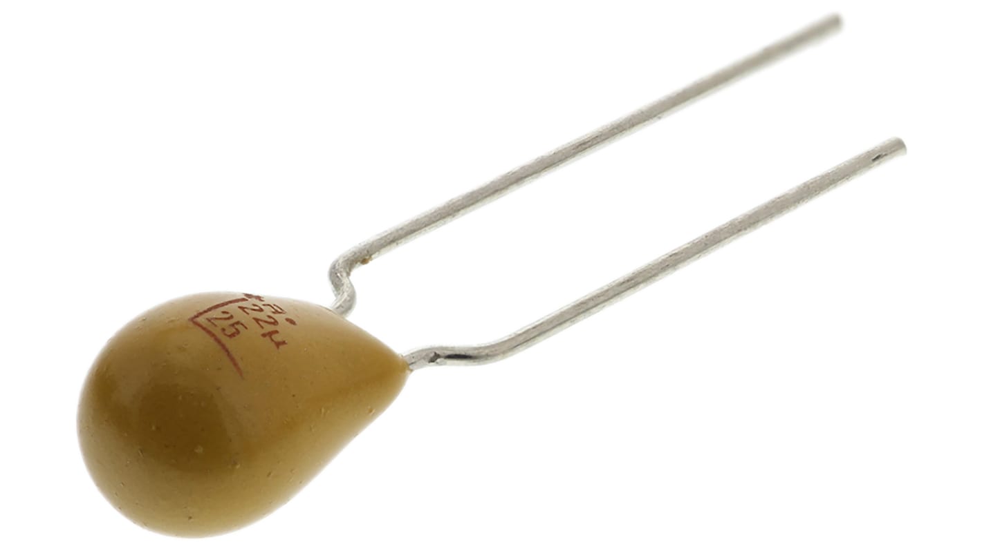 KYOCERA AVX 22μF MnO2 Tantalum Capacitor 25V dc, TAP Series