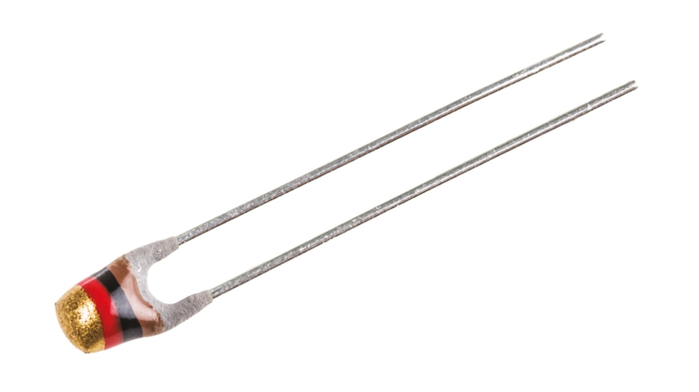 BC Components Termistor, 1kΩ ±5% Tolerance, 500mW, 15s, 3.3 x 3 x 9mm