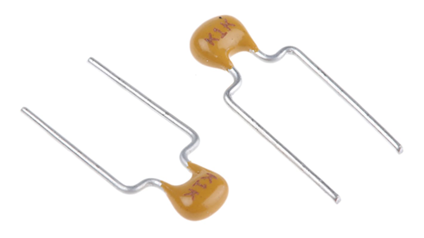 KEMET 47nF 100V dc X7R ±10% - 積層セラミックコンデンサ(MLCC)