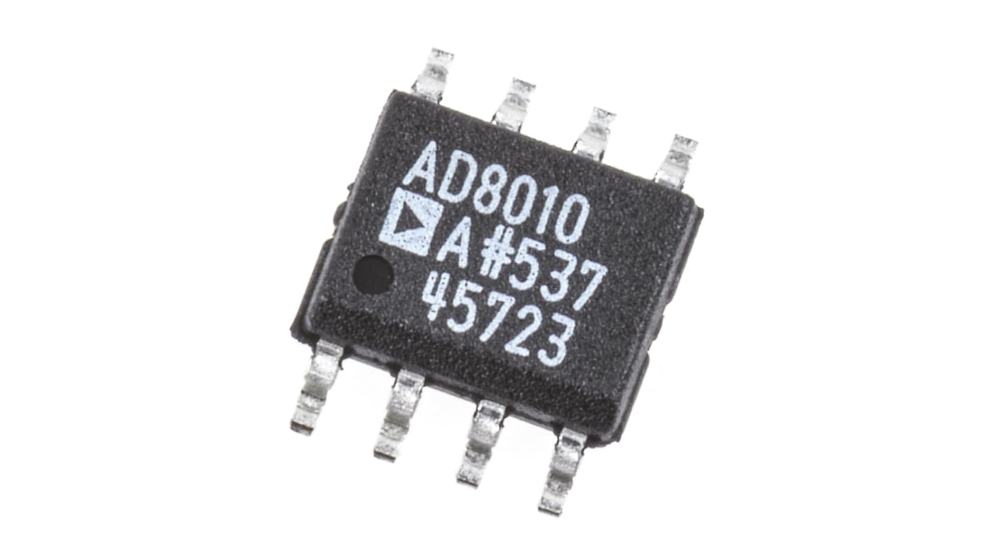 AD8010ARZ Analog Devices, Current Feedback, Op Amp, 230MHz, 8-Pin SOIC