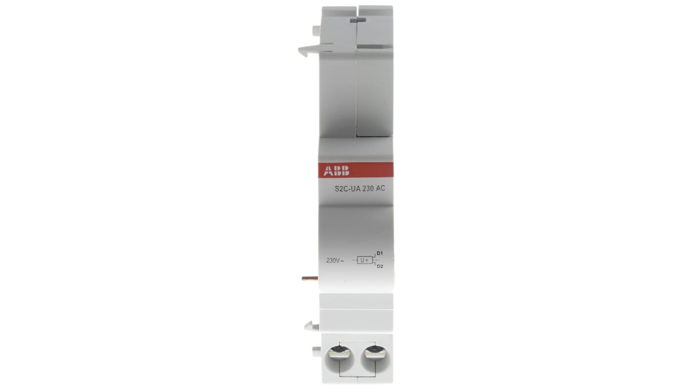 ABB RCBO低电压释放电路跳闸, 230V, S2C-UA系列