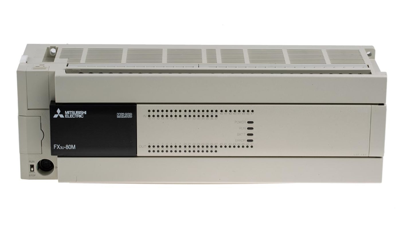 FX3U-80MR/ES | 三菱電機 FX3U ロジックモジュール 100 → 240 V FX3U-80MR/ES | 三菱電機 FX3U ロジックモジュール 100 → 240 V