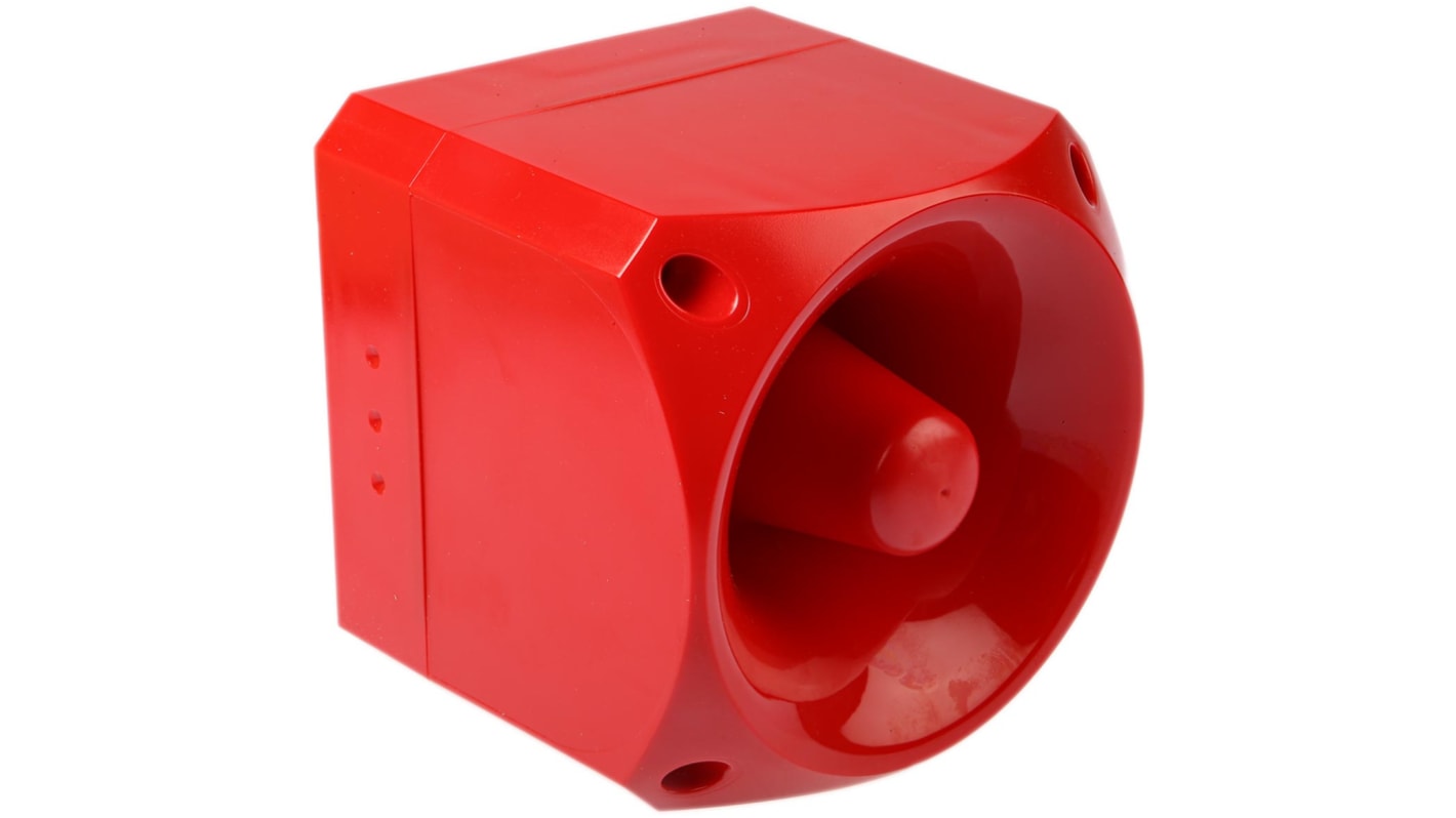 Segnalatore acustico elettronico Klaxon, 110/230V ca, 105dB a 1 m, IP66, montaggio superficiale
