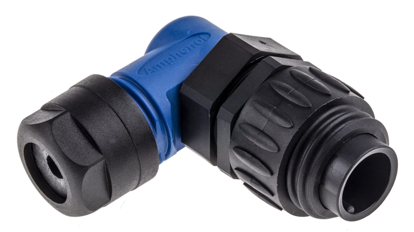 Amphenol Industrial Circular Connector, 6 + PE Contacts, Cable Mount, Plug, Male, IP67, Ecomate M Series