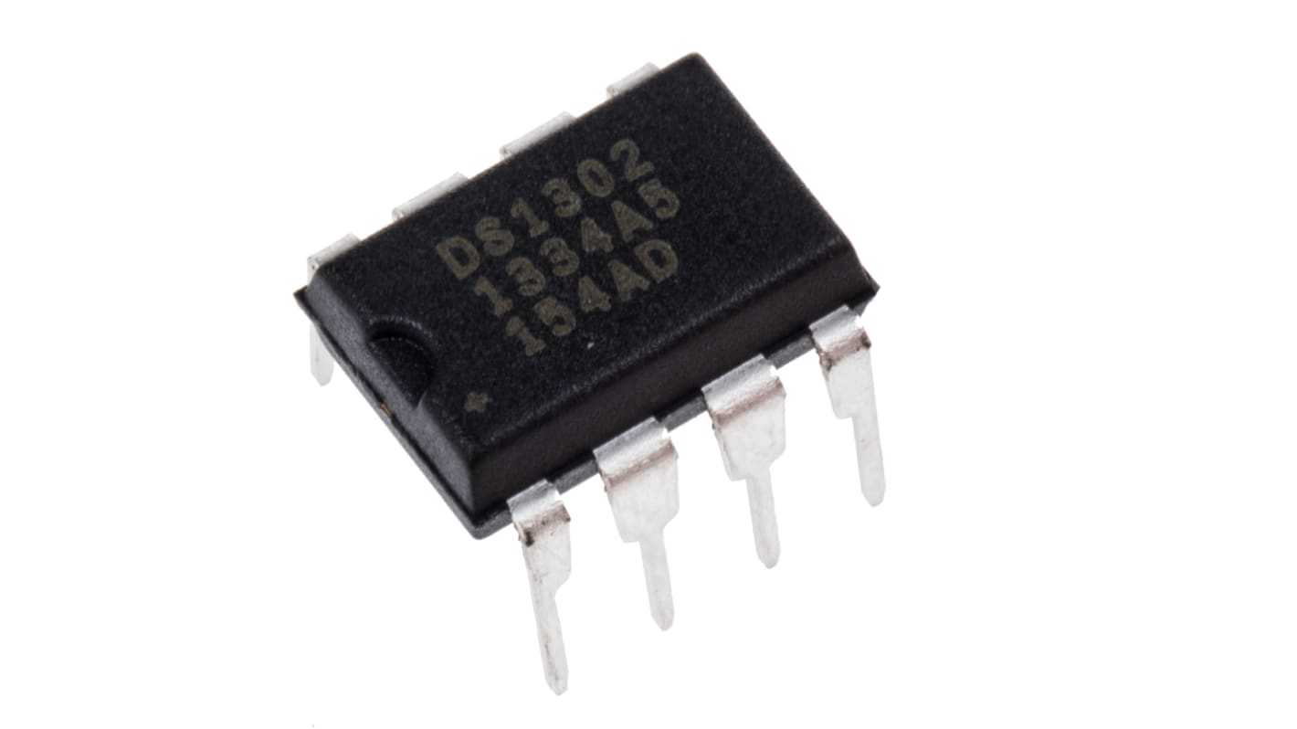 Maxim Integrated DS1302+, Real Time Clock (RTC), 31B RAM Serial, 8-Pin PDIP