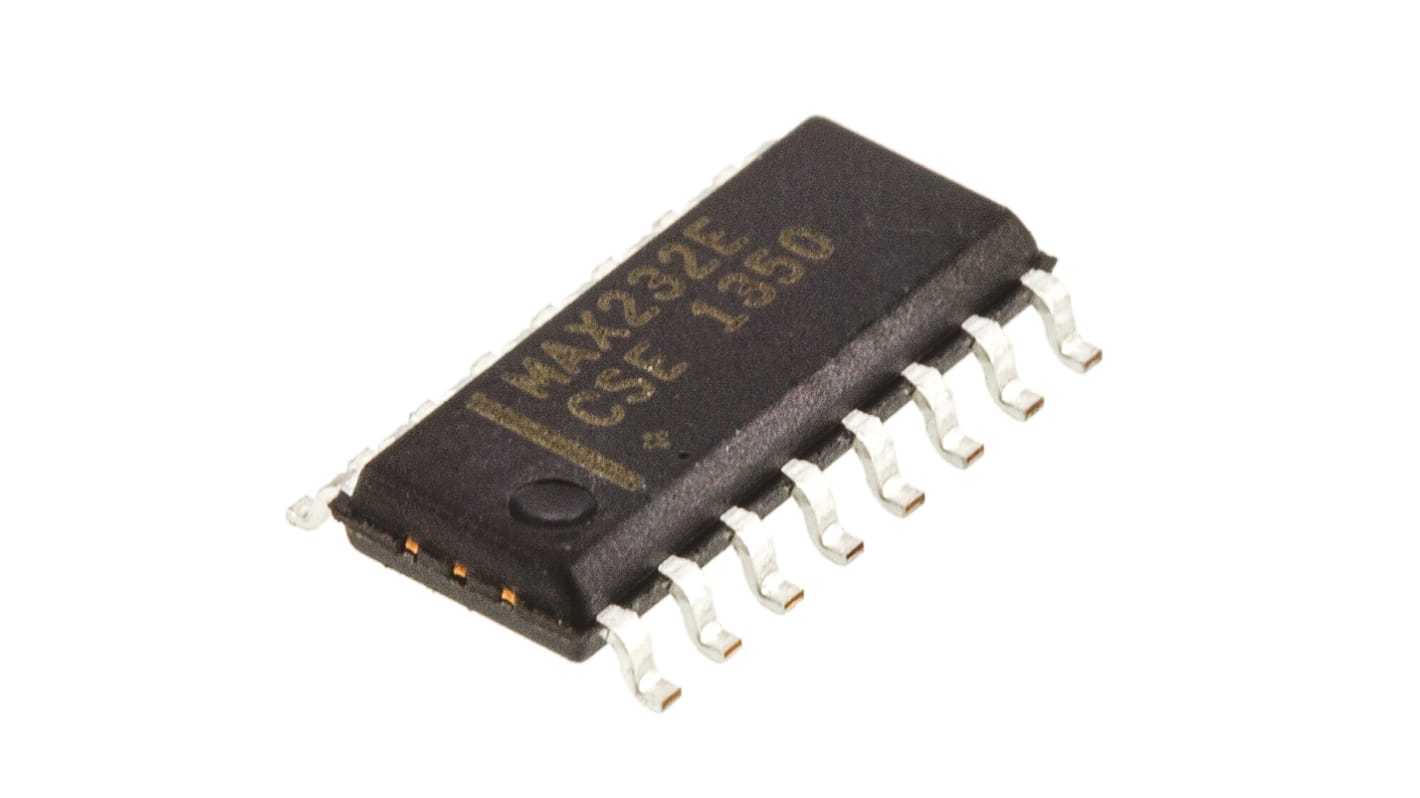 Maxim Integrated MAX232ECSE+, Line Transceiver, EIA/TIA-232-E, RS-232, V.28 2-TX 2-RX 2-TRX, 5 V, 16-Pin SOIC