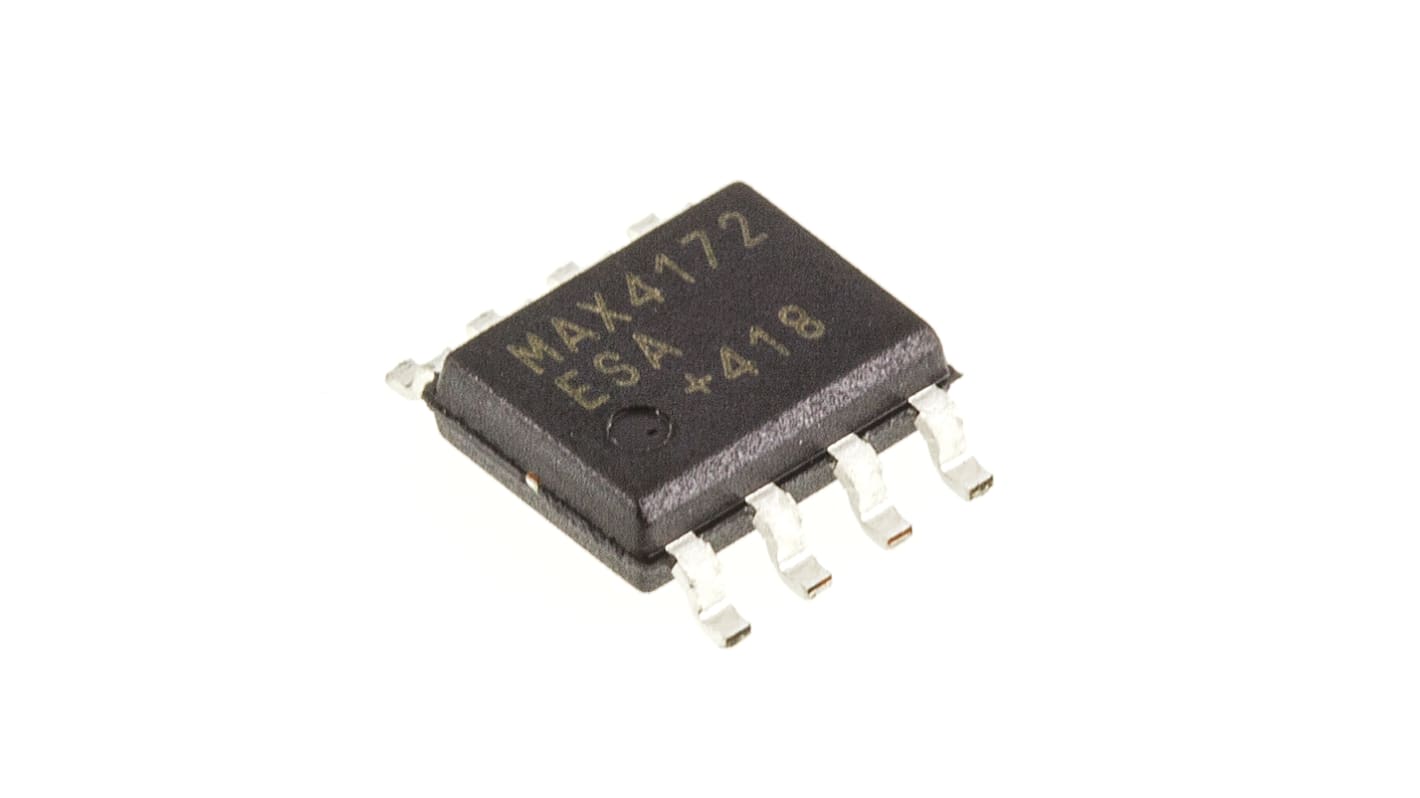 Amplificateur détecteur de courant MAX4172ESA+, Simple SOIC 8 broches