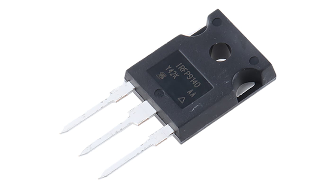 Vishay IRFP9140PBF P-Kanal, THT MOSFET 100 V / 21 A 180 W, 3-Pin TO-247AC