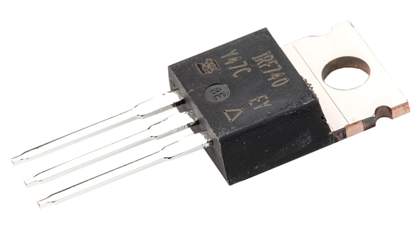 Vishay IRF740PBF N-Kanal, THT MOSFET 400 V / 10 A 125 W, 3-Pin TO-220AB