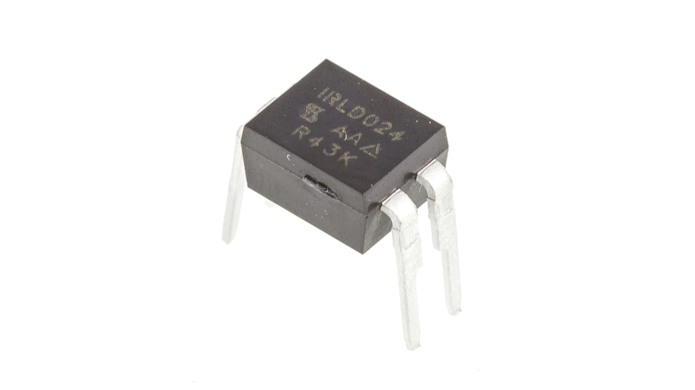 N-Channel MOSFET, 2.5 A, 60 V, 4-Pin HVMDIP Vishay IRLD024PBF