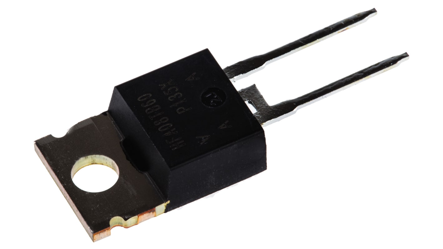 Vishay 600V 8A, Silicon Junction Diode, 2-Pin TO-220AC VS-HFA08TB60-N3
