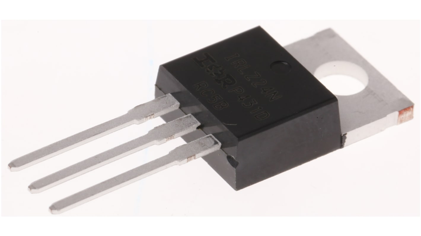 N-Channel MOSFET, 18 A, 55 V, 3-Pin TO-220AB Infineon IRLZ24NPBF