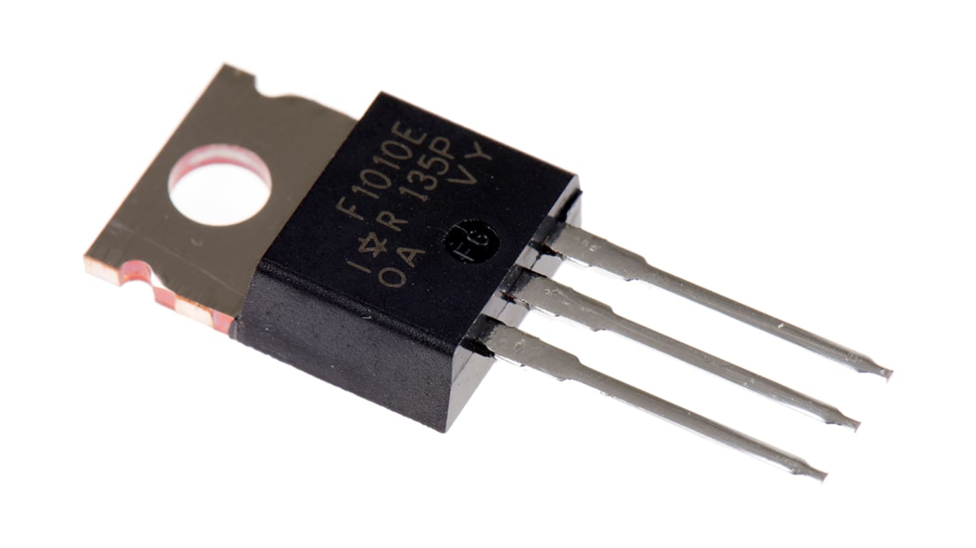 MOSFET Infineon IRF1010EPBF, VDSS 60 V, ID 84 A, TO-220AB de 3 pines, config. Simple