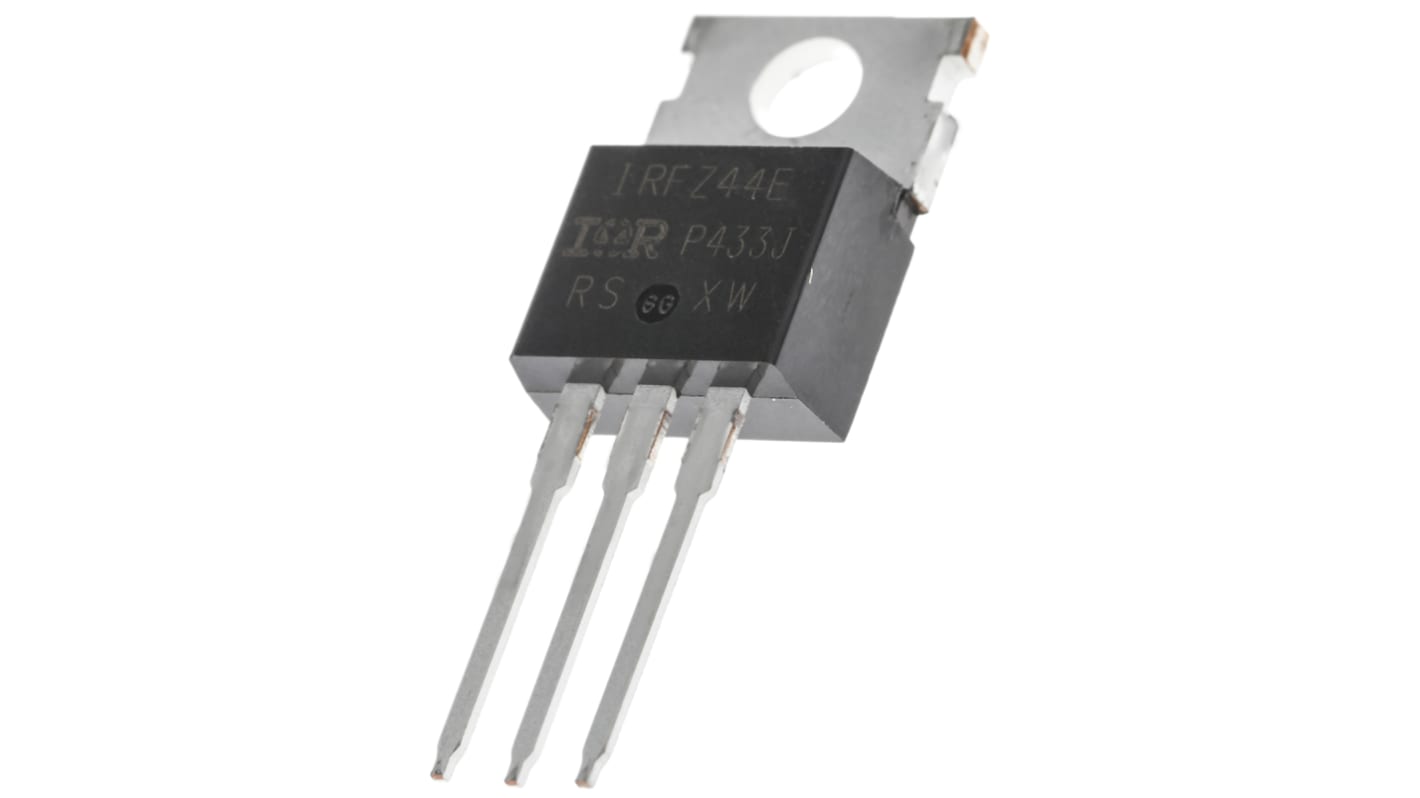 Infineon HEXFET IRFZ44EPBF N-Kanal, THT MOSFET 60 V / 48 A 110 W, 3-Pin TO-220AB